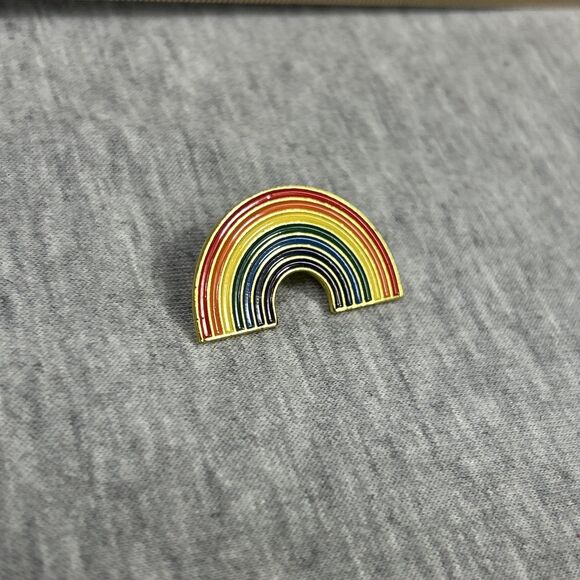 18 Classic Rainbow With Traditional Colors Enamel Novelty Lapel Pins - Picture 3 of 11